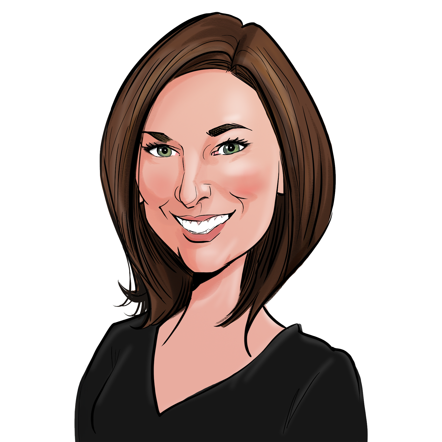 Stacy Allen caricature